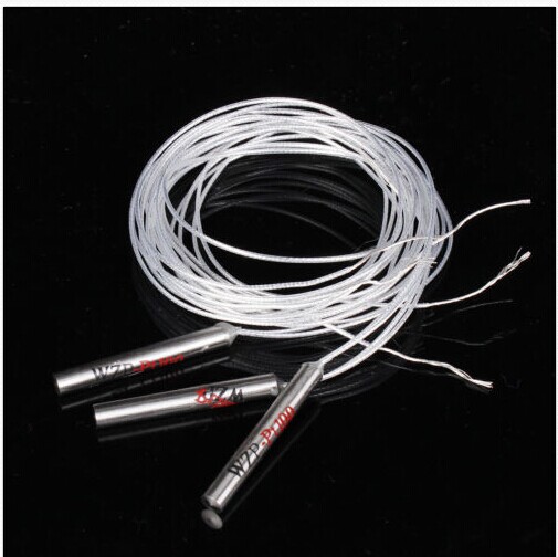 PT1000 প্ল্যাটিনাম রিসিস্টমেন্ট টেম্প প্রোব তাপমাত্রা সেন্সর 2 পুতুল / 1 মিটার